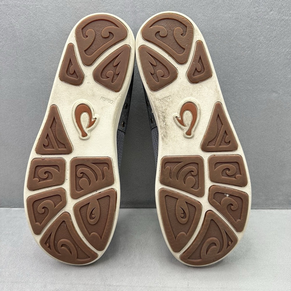 OluKai Nohea Moku Mens Size 12 Shoes Slip-On Gray Mesh Comfort Sneakers - Picture 7 of 8